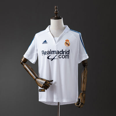 Real Madrid Jersey 2001-02 Retro Home Football Kit