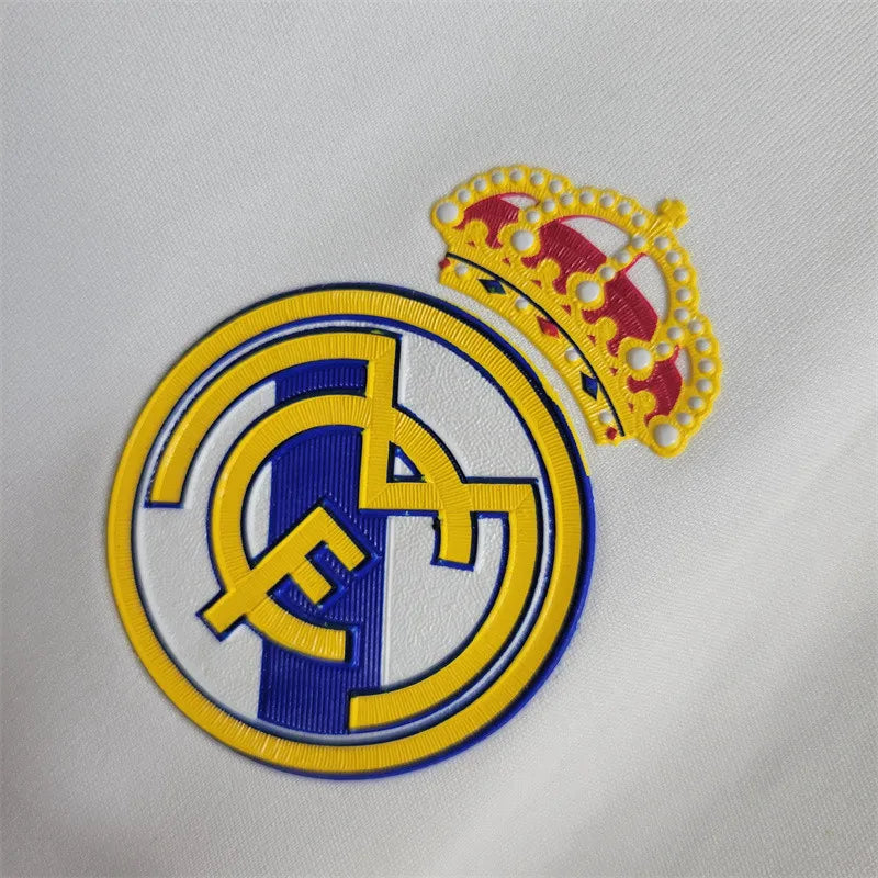 Real Madrid Jersey Home Kit 2011 2012 Retro Long Sleeves
