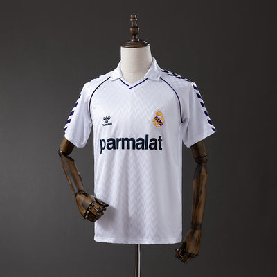 Real Madrid Jersey 1986-87 Home Retro Football Kit