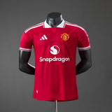Player Version Man United Home Jersey 2026-2027 Football Kit Soccer Shirt