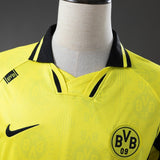 Dortmund Home Jersey 1996-97 Retro Football Kit Long Sleeves