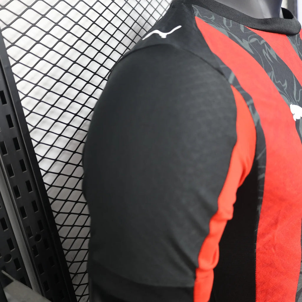 player version ac milan jersey 25/26 home football kit soccer jersey