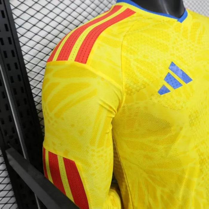 Colombia Jersey 2026 World Cup Football Kit Player Version Long Sleeves