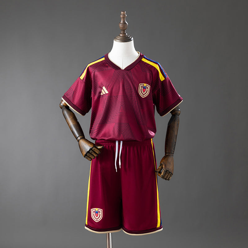 Kids Venezuela Home Jersey 2026 Football Kit Soccer Jersey