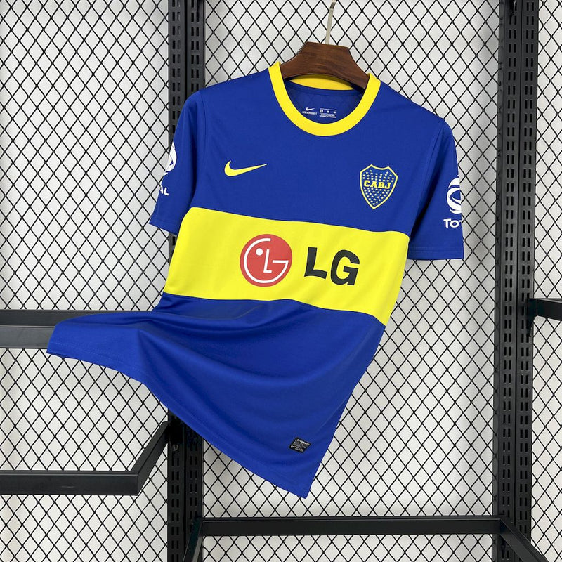 Retro Boca Juniors Jersey 2010-11 Home Football Kit Soccer Jersey