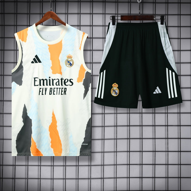 Real Madrid Vest Set Training Tracksuits 25/26 Football Kit Soccer Jersey