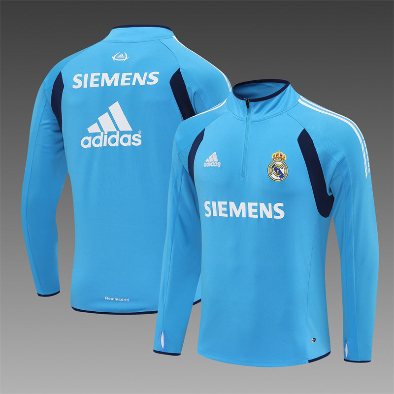 Retro Real Madrid Training Tracksuits 2005-06 Football Kit Soccer Jersey