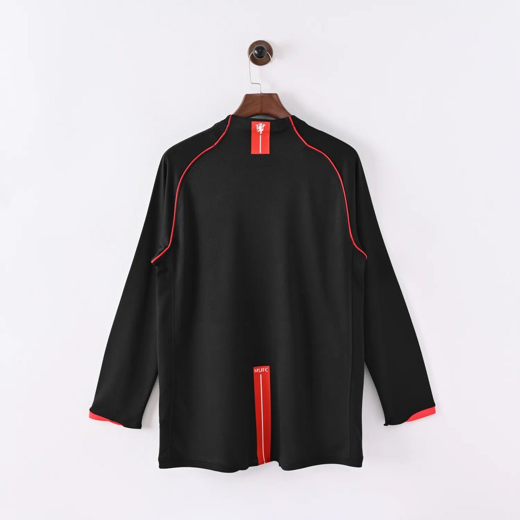 Manchester United Jersey Away Kit 2007/08 Retro Long Sleeves Football Team Soccer Shirt