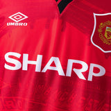 Man United Jersey 1994-96 Home Retro Kit
