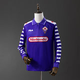 Fiorentina Jersey 1998 Retro Home Football Kit Long Sleeves