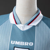 England Jersey 1996 Away Retro Kit Long Sleeves
