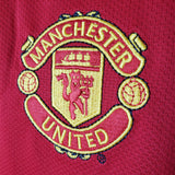 Man United Jersey Home Kit 2005/06 Retro Long Sleeve Football Team Soccer Shirt