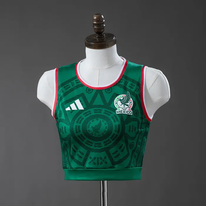 Women Mexico Home Vest 2026 World Cup Football Kit Soccer Shirt