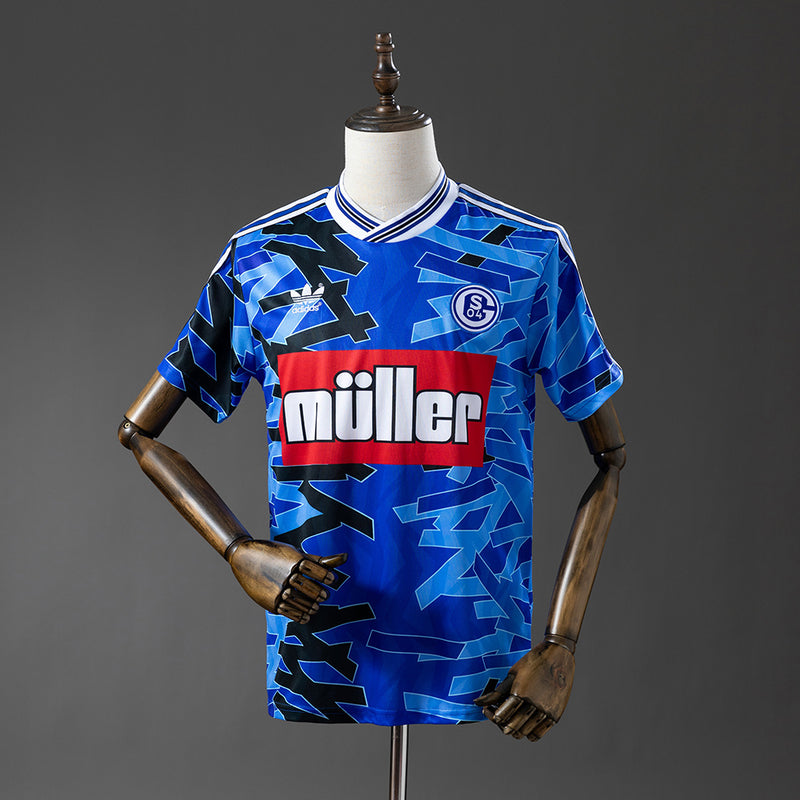 Schalke 04 Jersey 1993-94 Home Retro Football Kit