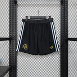 Player Version Argentina Shorts 2025 Black Football Kit Soccer Shorts - PalmSportss