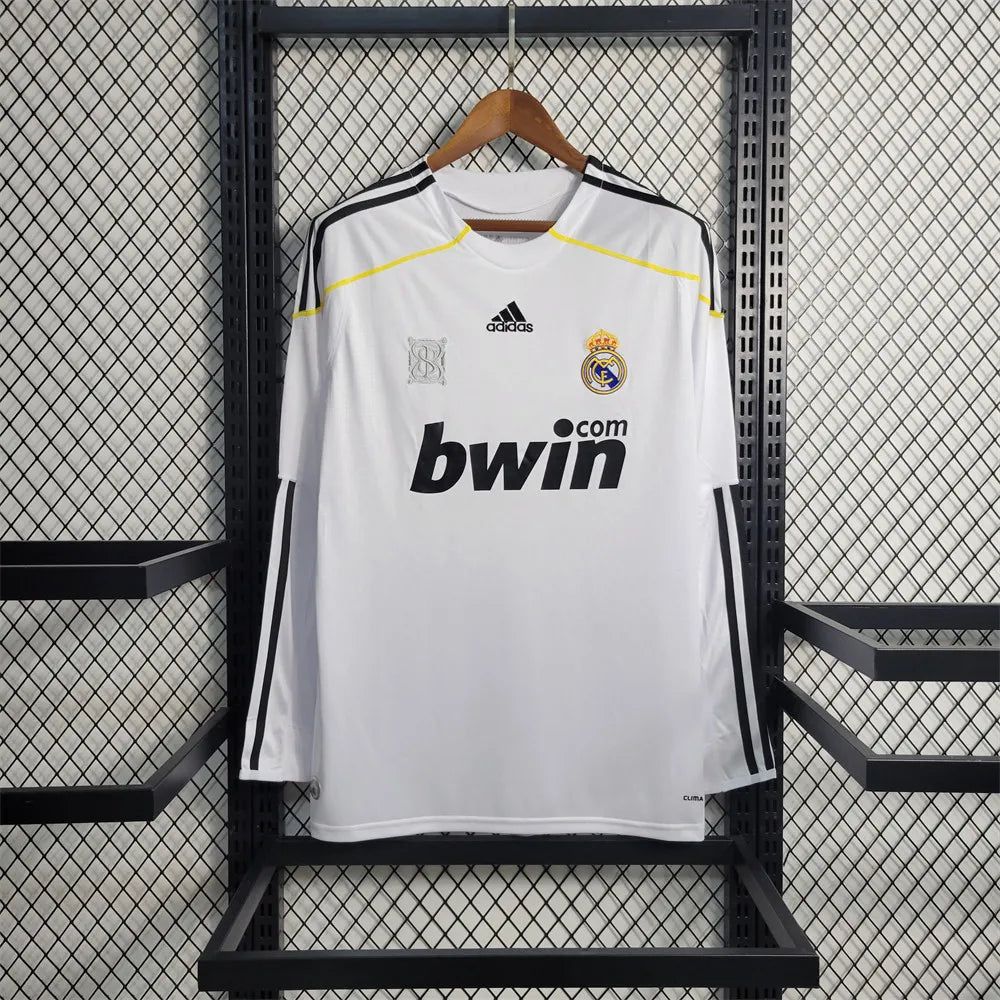 Retro 09/10 Real Madrid Home Jersey Long Sleeves