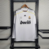 Retro 09/10 Real Madrid Home Jersey Long Sleeves - PalmSportss