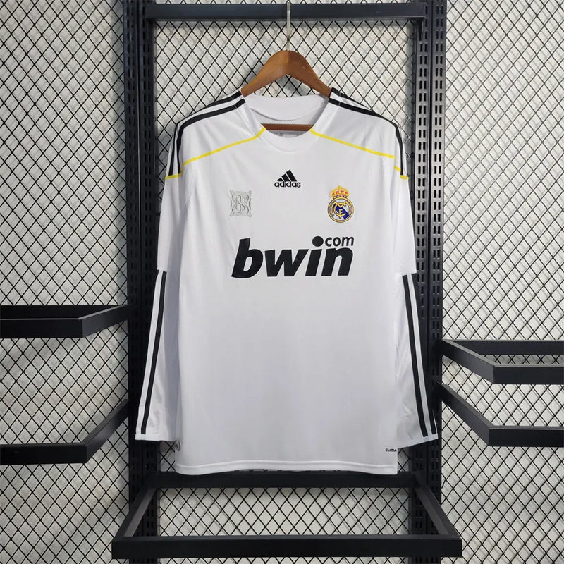Retro 09/10 Real Madrid Home Jersey Long Sleeves