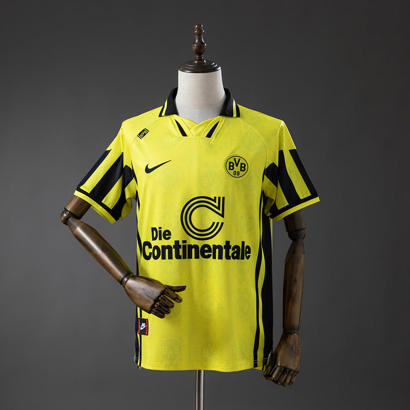 Dortmund Home Jersey 1996-97 Retro Football Kit Soccer Jersey