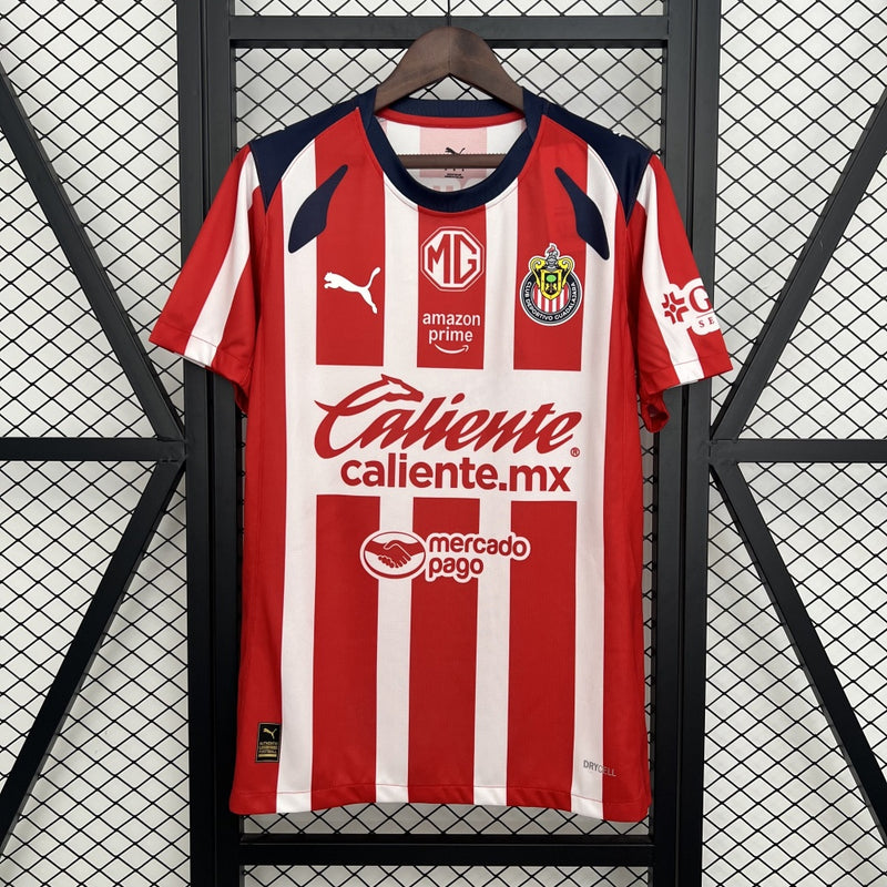 Chivas Jersey 25/26 Home Football Kit Soccer Jersey