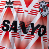 River Plate Away Jersey 1992-93 Retro Football Kit Soccer Shirt