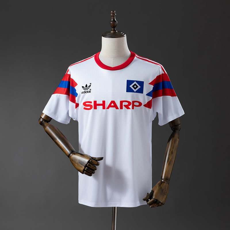Hamburger Jersey 1990-91 Home Retro Football Kit