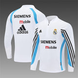 Retro Real Madrid Training Tracksuits 2003-04 Football Kit Soccer Jersey