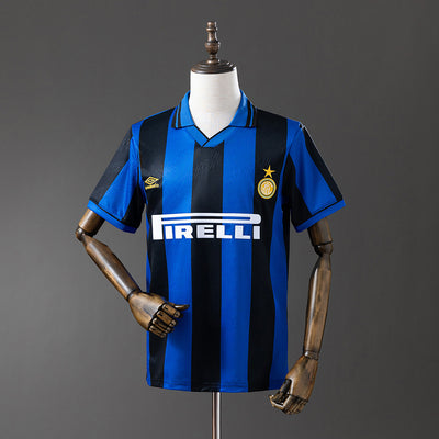 Retro Inter Milan Jersey 1995-96 Home Football Kit