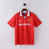 Retro Man United Home Jersey 1995 Football Kit Soccer Jersey