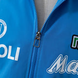 Napoli Windbreaker 1988-1989 Blue Football Soccer Jacket PalmSportss