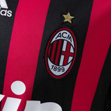 AC Milan Jersey 2008-09 Home Retro Football Kit