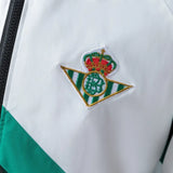 Real Betis Windbreaker 2025/26 Black White Football Kit - PalmSportss
