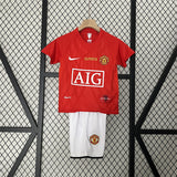 Retro Kids Man United Home Jersey 07/08