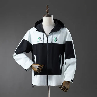 Real Betis Windbreaker 2025/26 Black White Football Kit