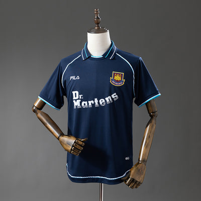 West Ham United Jersey 1999-01 Third Retro Football Kit