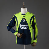 Real Madrid GK Jersey 1999-2000 Long Sleeves Retro Football Kit Soccer Shirt