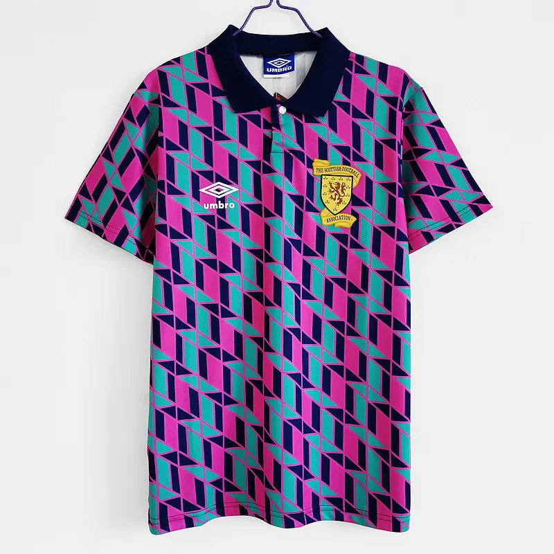 Retro Scotland Jersey 1988-89 Away Football Kit Soccer Shirt