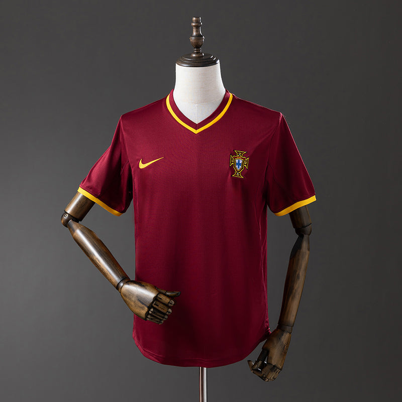 Portugal Home Jersey 2000 Retro Football Kit Soccer Shirt