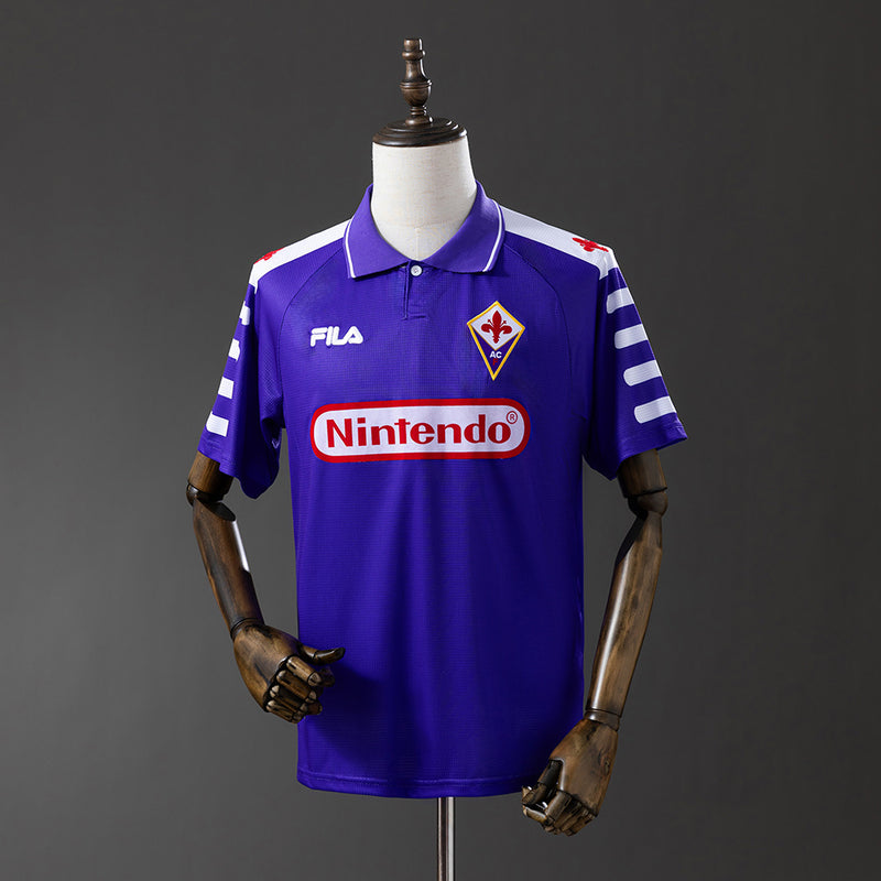 Fiorentina Jersey 1998-99 Home Retro Football Kit