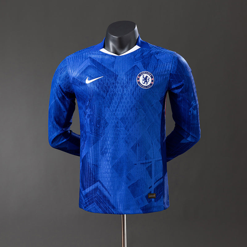 Chelsea Jersey 25/26 Home Kit Player Version Long Sleeves