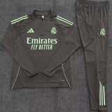 Kids Real Madrid Training Tracksuits 25/26 Football Kit Soccer Jersey