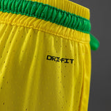 Brazil Basketball Shorts 2026 Yellow