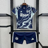 Kids Ajax Jersey 25/26 Away Football Kit Soccer Jersey