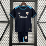 Kids Athletic Bilbao Jersey 25/26 Away Football Kit Soccer Jersey - PalmSportss
