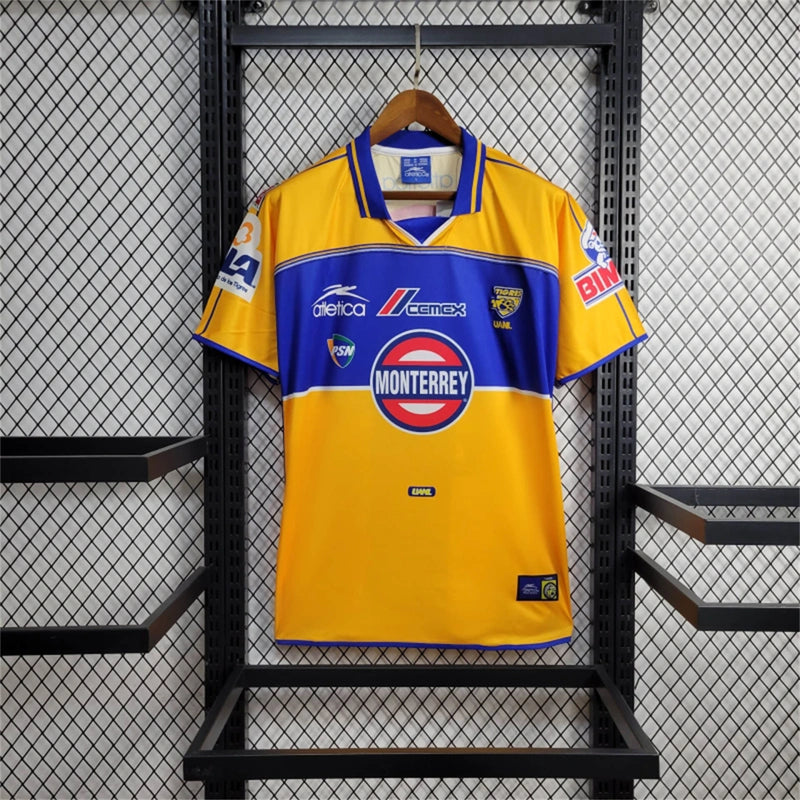 Retro Club Tigres Jersey 2001/02 Home Football Kit Soccer Jersey