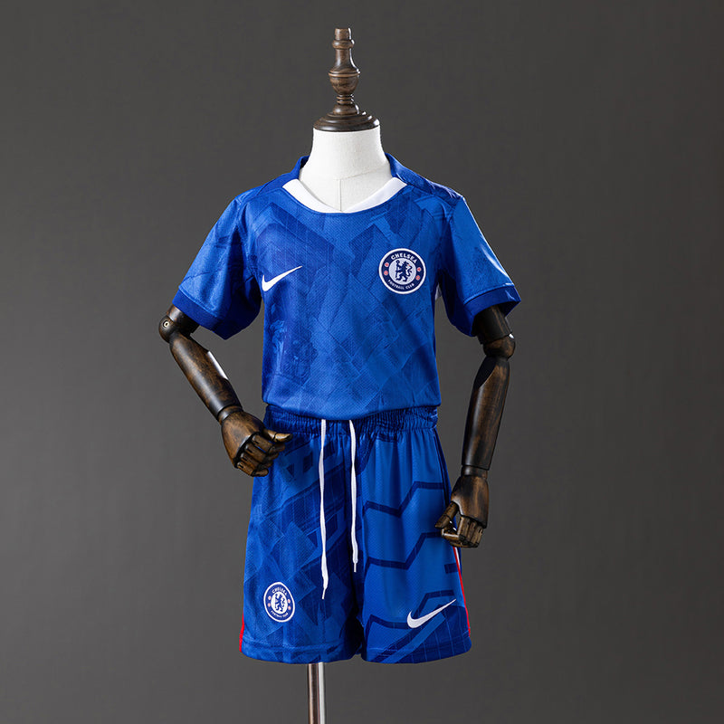 Kids Chelsea Jersey 25/26 Home Football Kit