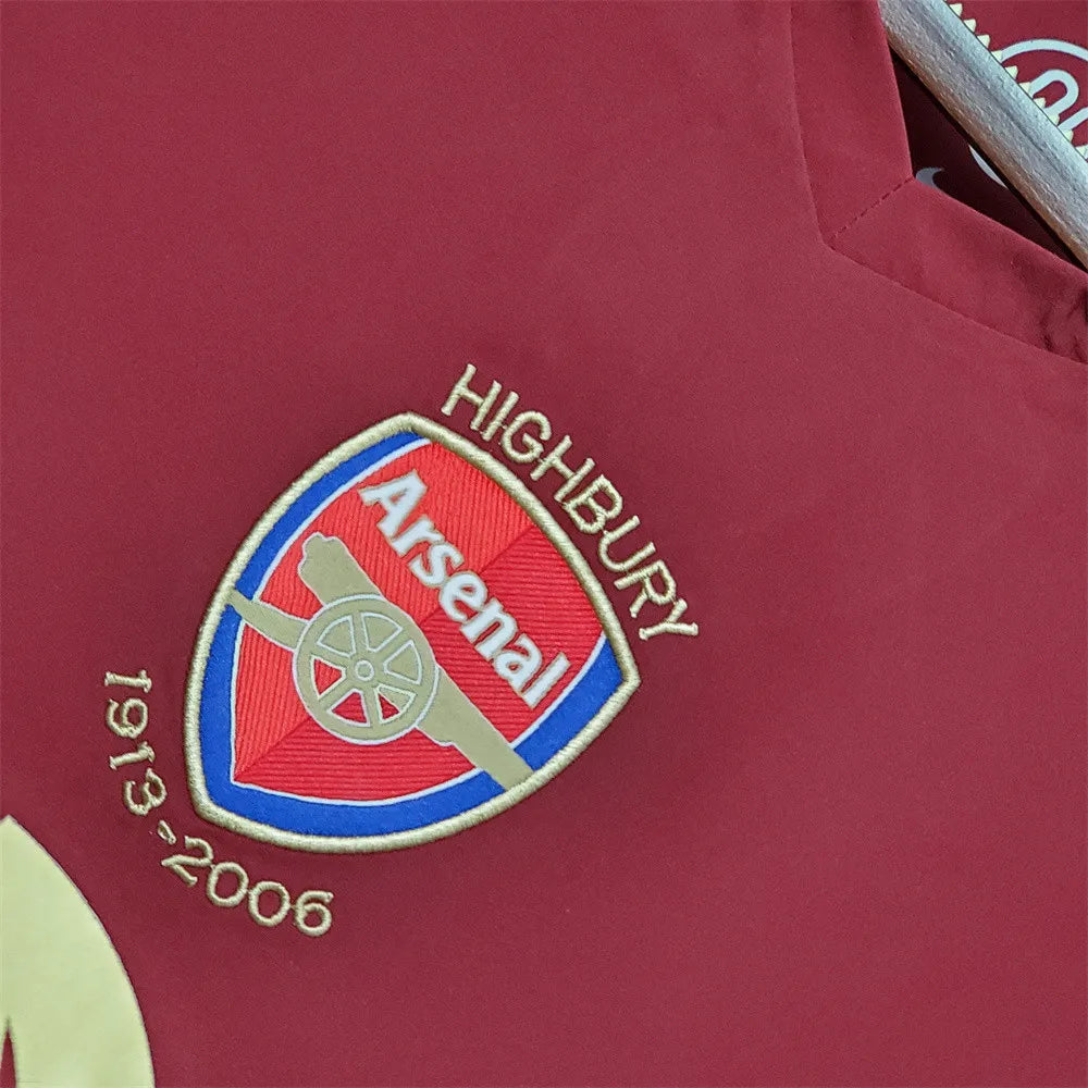 Arsenal Retro Jersey 2005 2006 Home Football Jersey Soccer Shirt