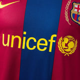 Retro Barcelona Jersey 2007-08 Home Football kit Player Version