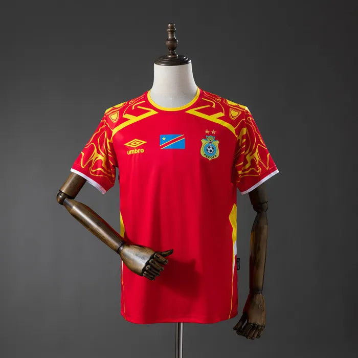 Congo Red Jersey 2026 World Cup Football Kit Soccer Shirt