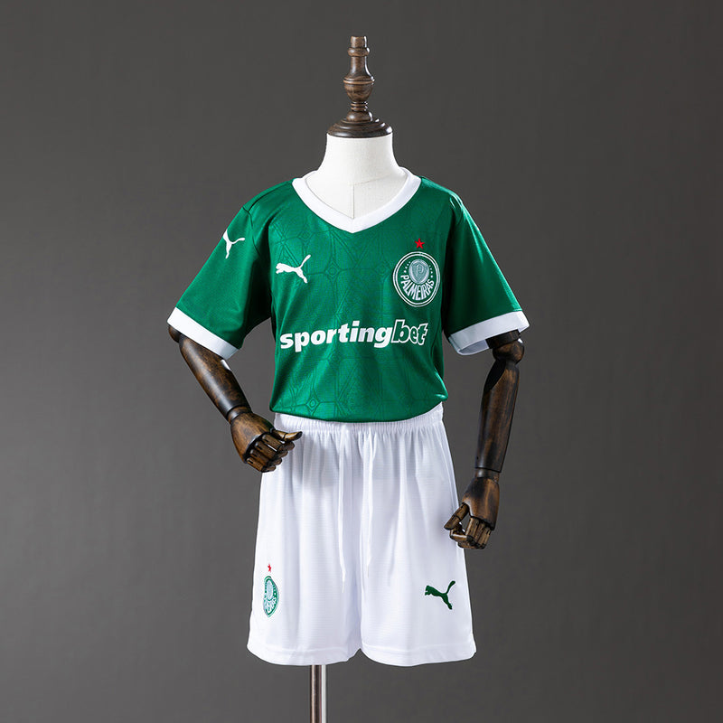 Kids Palmeiras Jersey 25/26 Home Football Kit